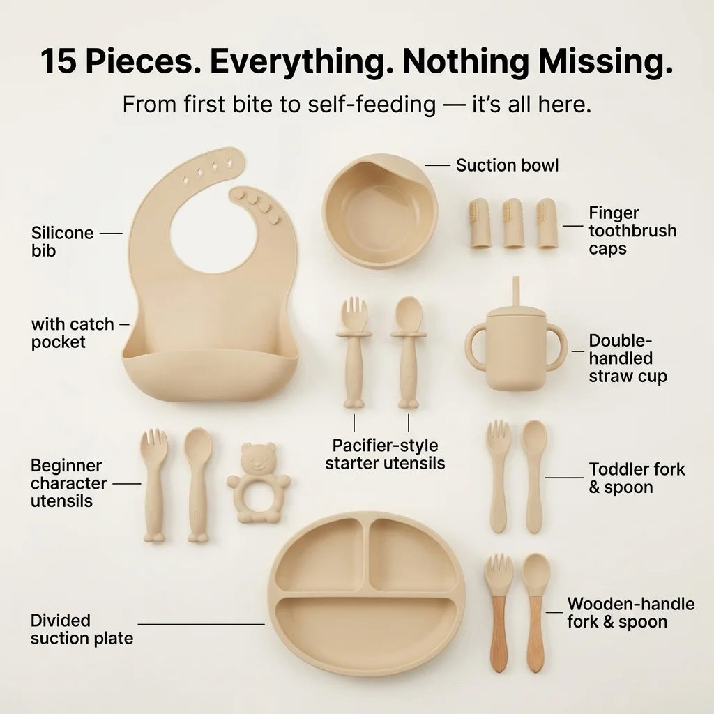 Silicone Baby Feeding Set