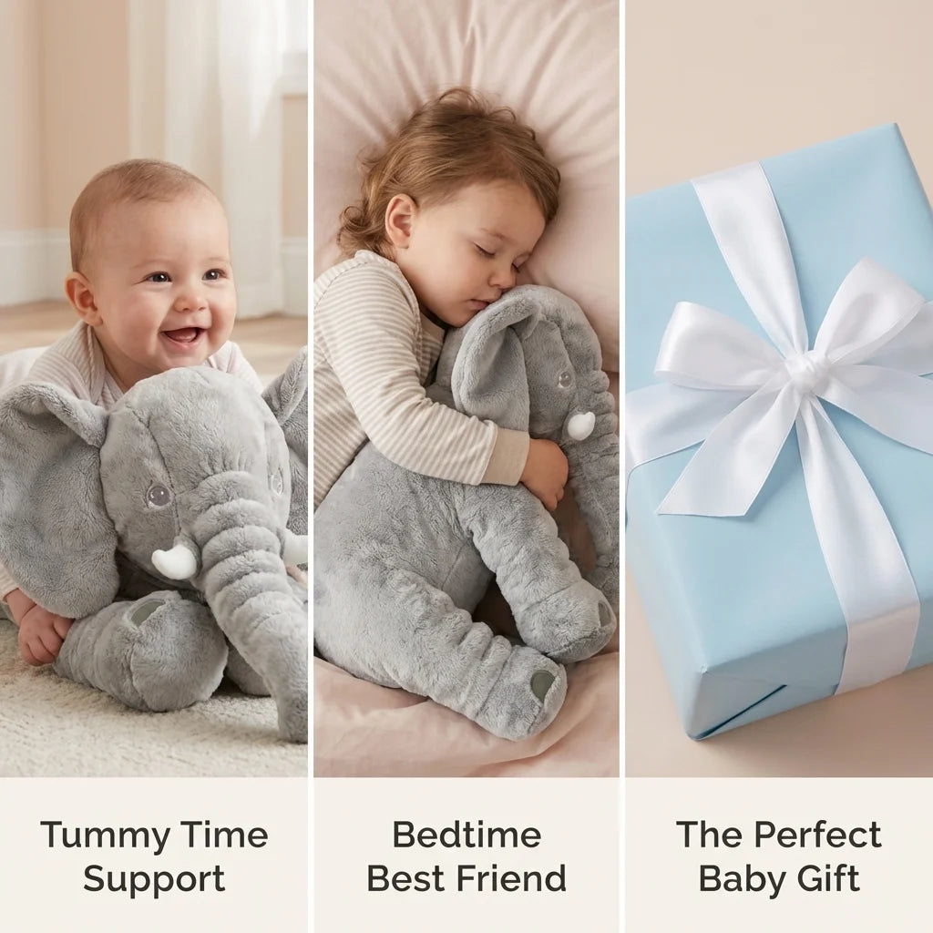 Cuddle Elephant Plush Toy For Babies