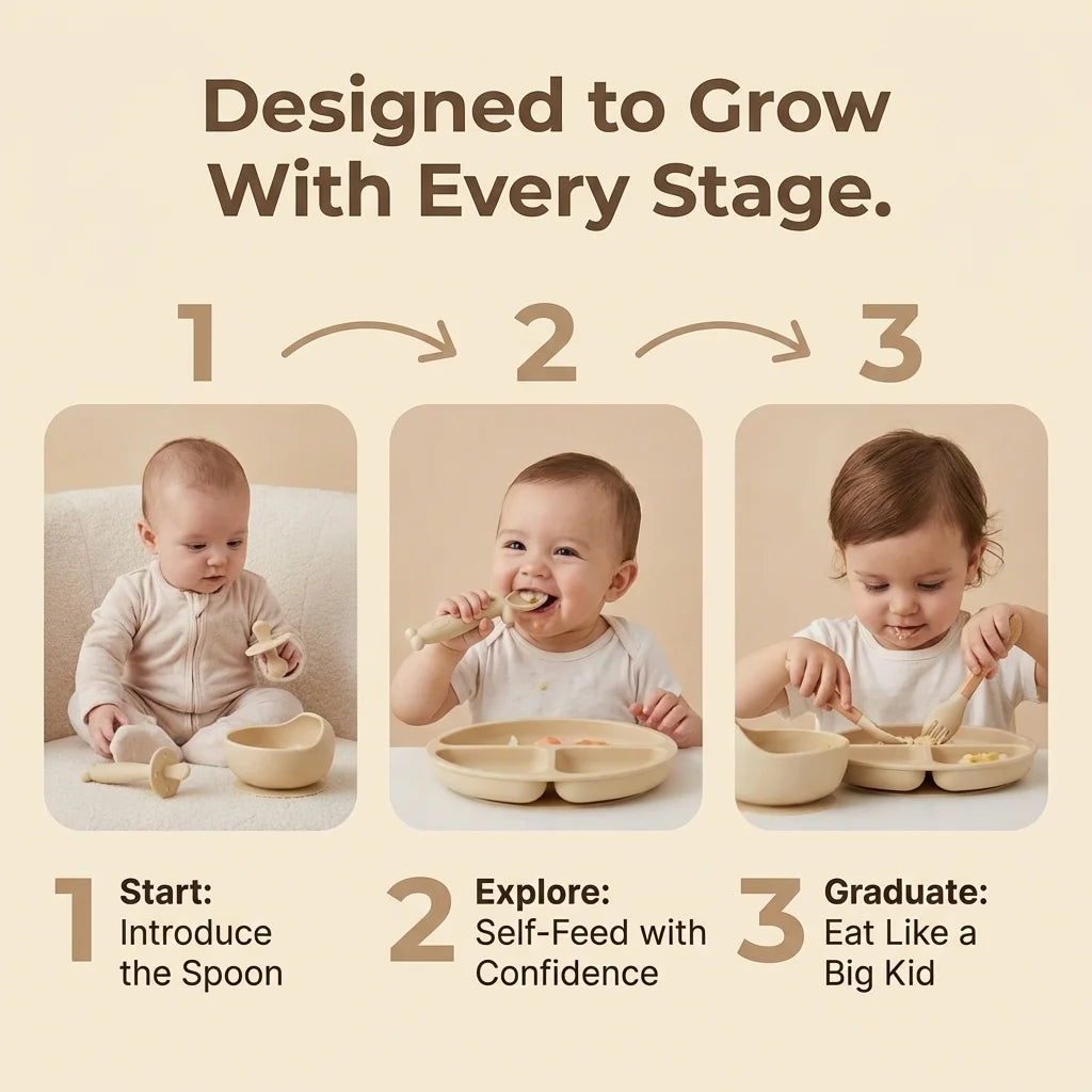 Silicone Baby Feeding Set