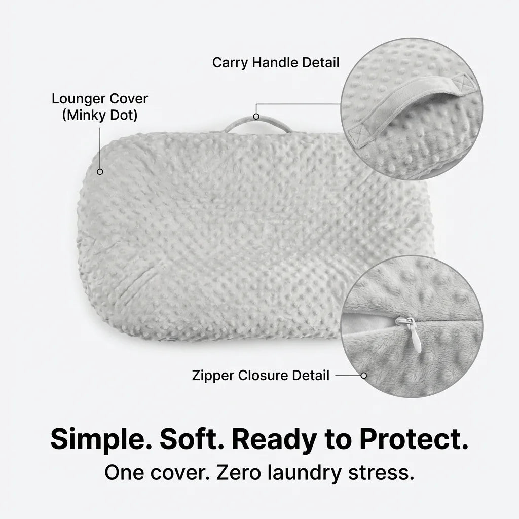 Ultra-Soft Baby Nest Lounger Cover