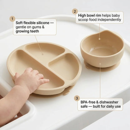 Silicone Baby Feeding Set