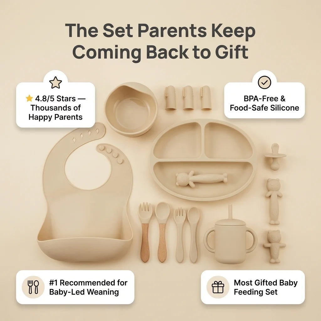 Silicone Baby Feeding Set