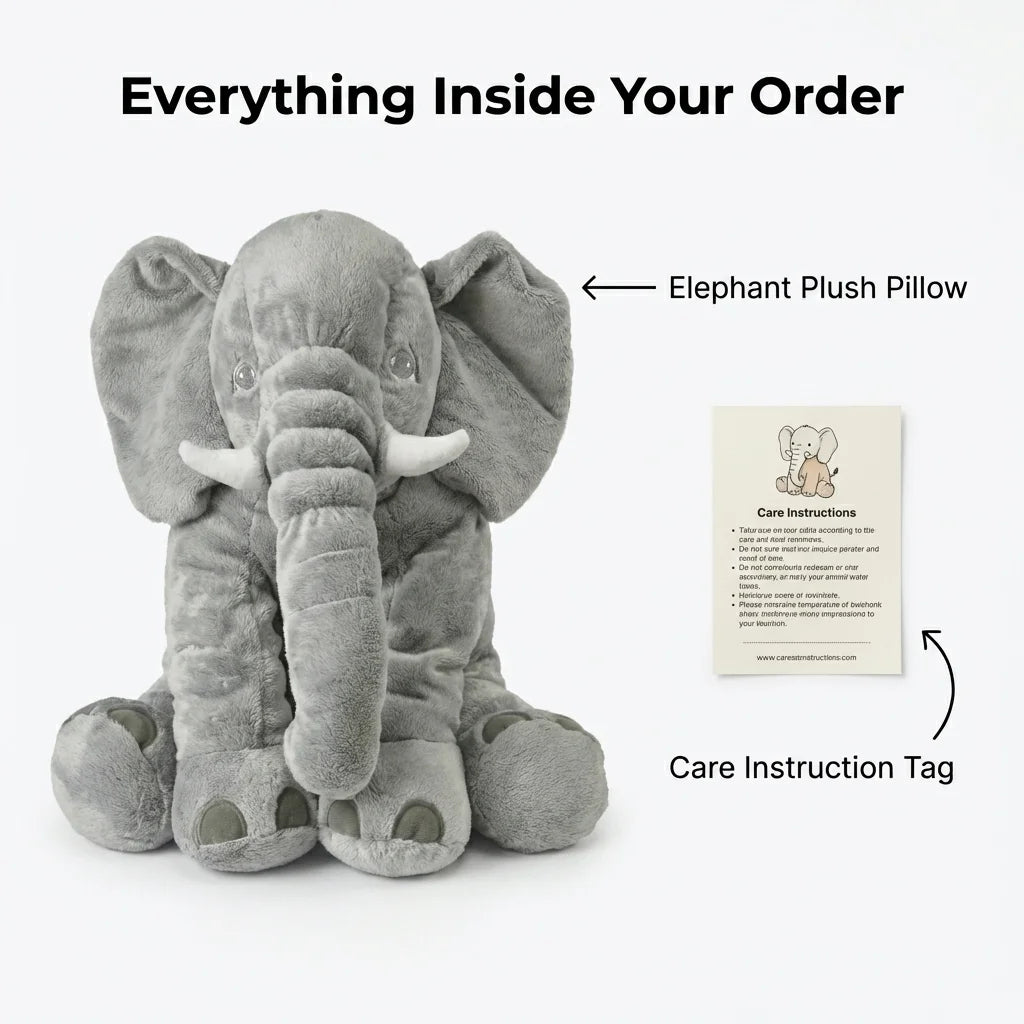 Cuddle Elephant Plush Toy For Babies