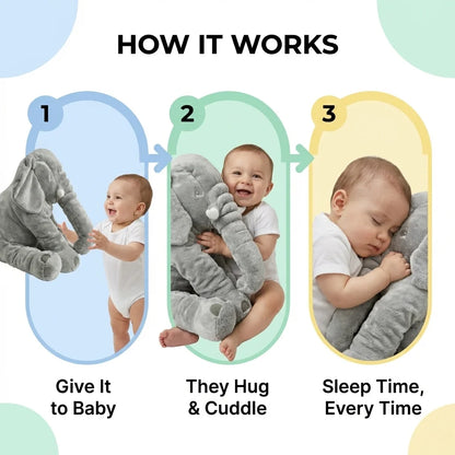 Cuddle Elephant Plush Toy For Babies