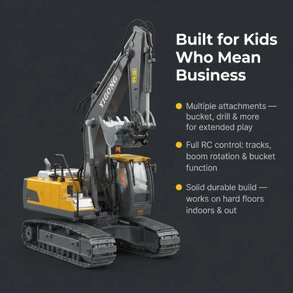 Kids Electric Excavator Toy