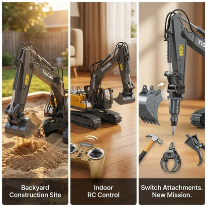 Kids Electric Excavator Toy