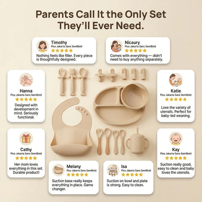 Silicone Baby Feeding Set