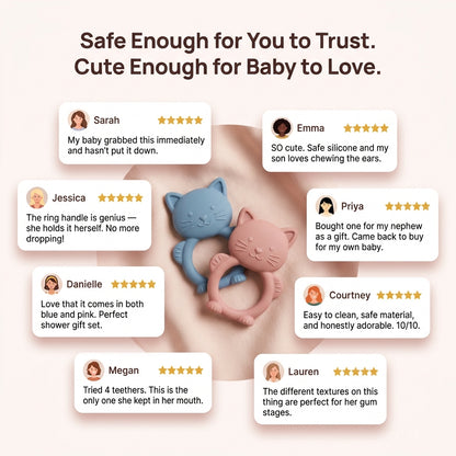 CuddleCat™ Baby Teether