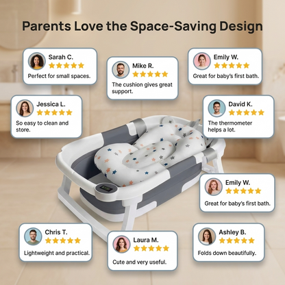 Baby Bath Tub- Safe & Cozy Bathing for Your Little One