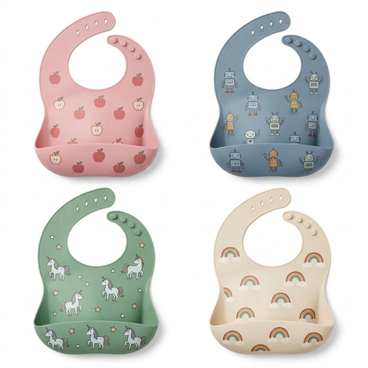 Waterproof Silicone Baby Bibs