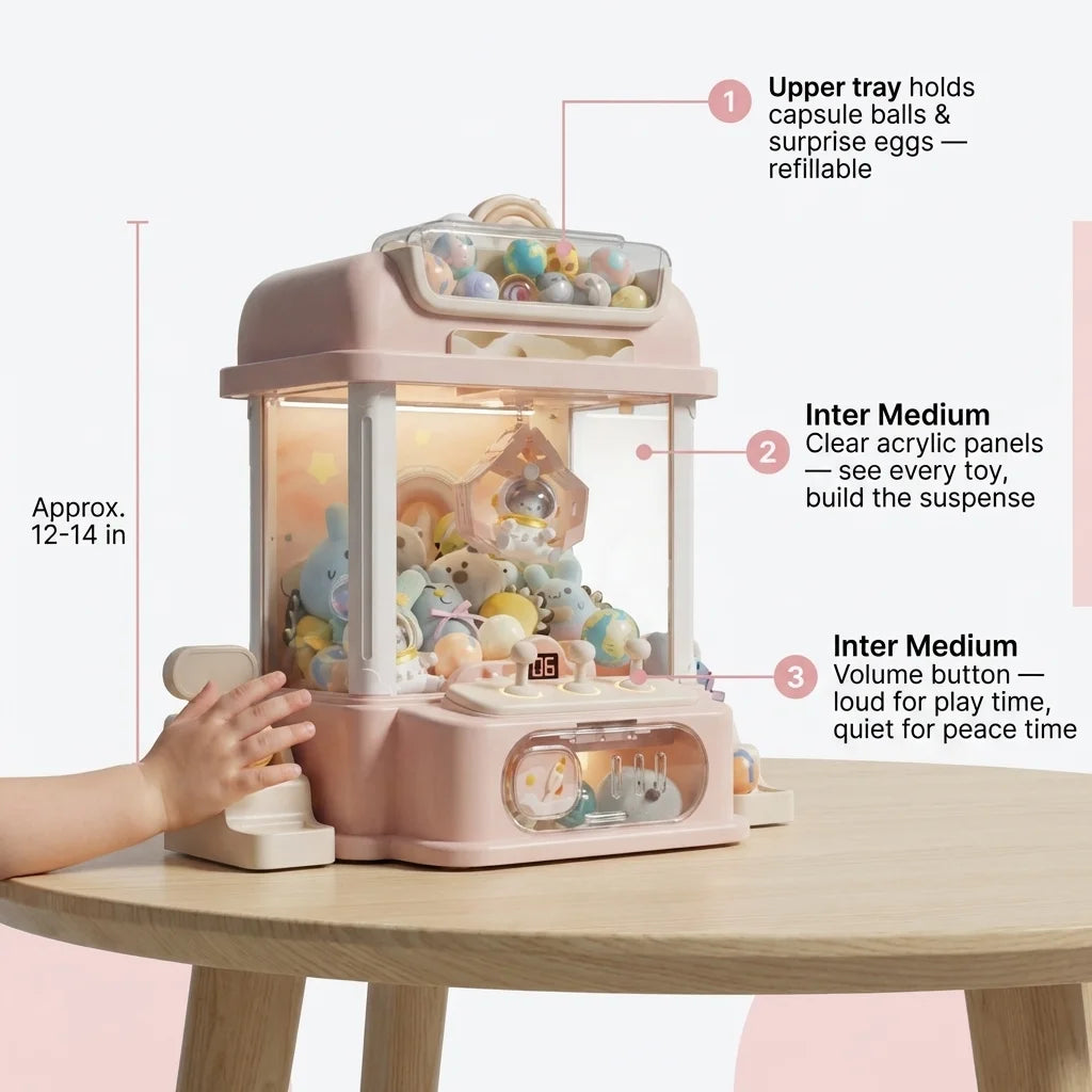 Kids Mini Claw Machine Toy