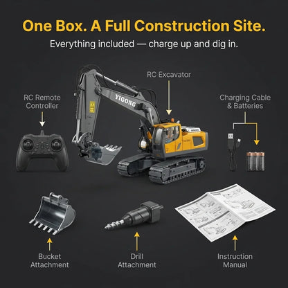 Kids Electric Excavator Toy