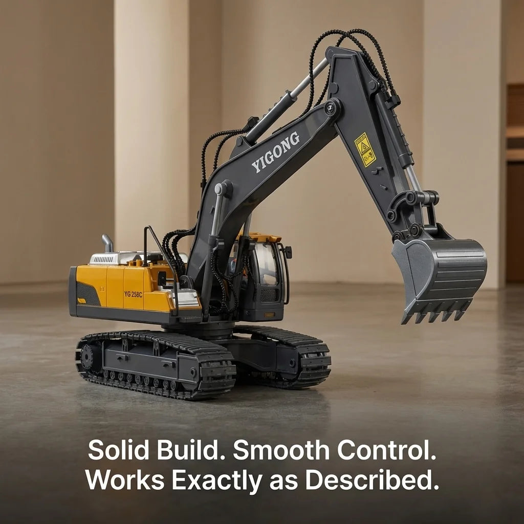 Kids Electric Excavator Toy