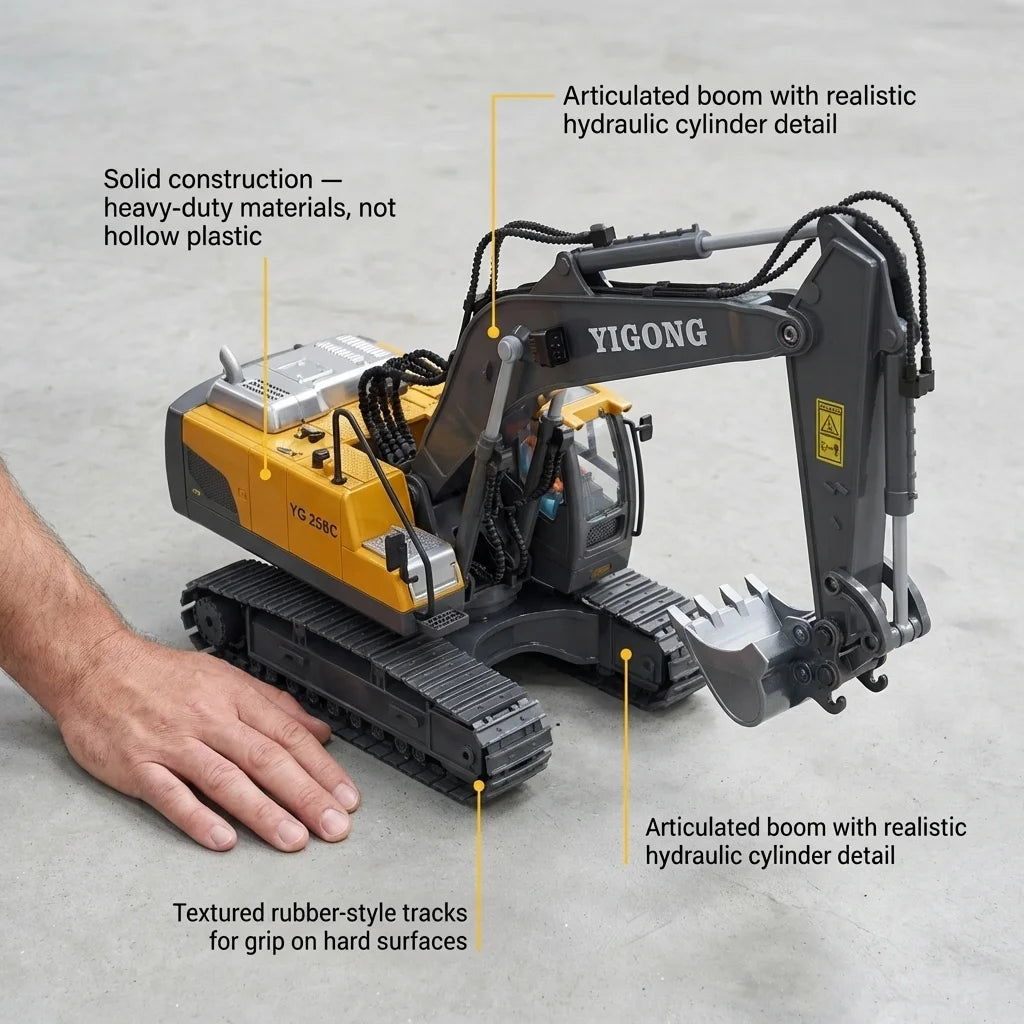 Kids Electric Excavator Toy